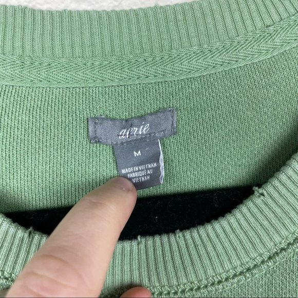 AERIE Inside-Out Beach Fleece Crewneck - Picture 3 of 13